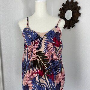 Japna Lounge Palm Tree Multi-Color Tank Top
